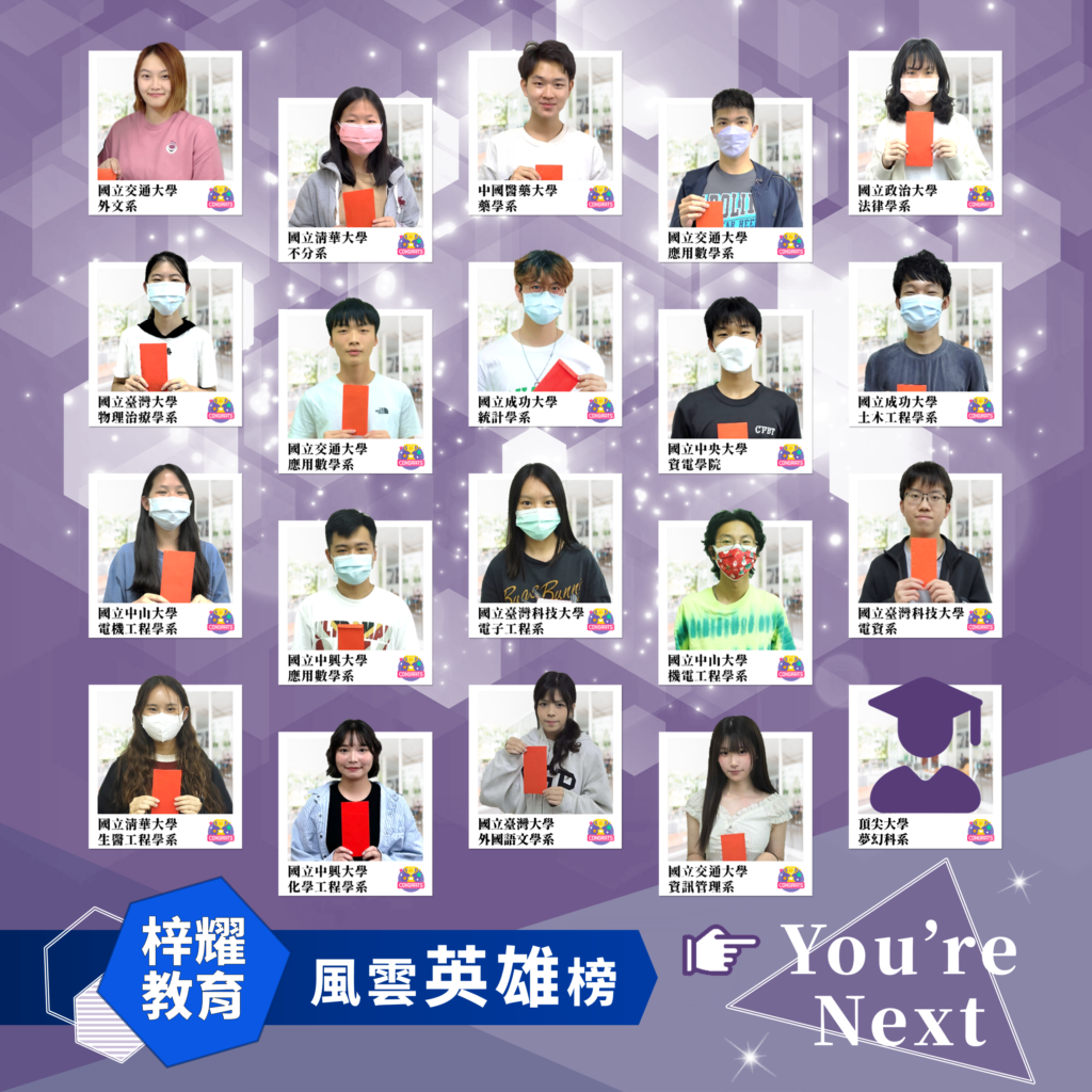 四格 梓耀教育英雄榜2025 2