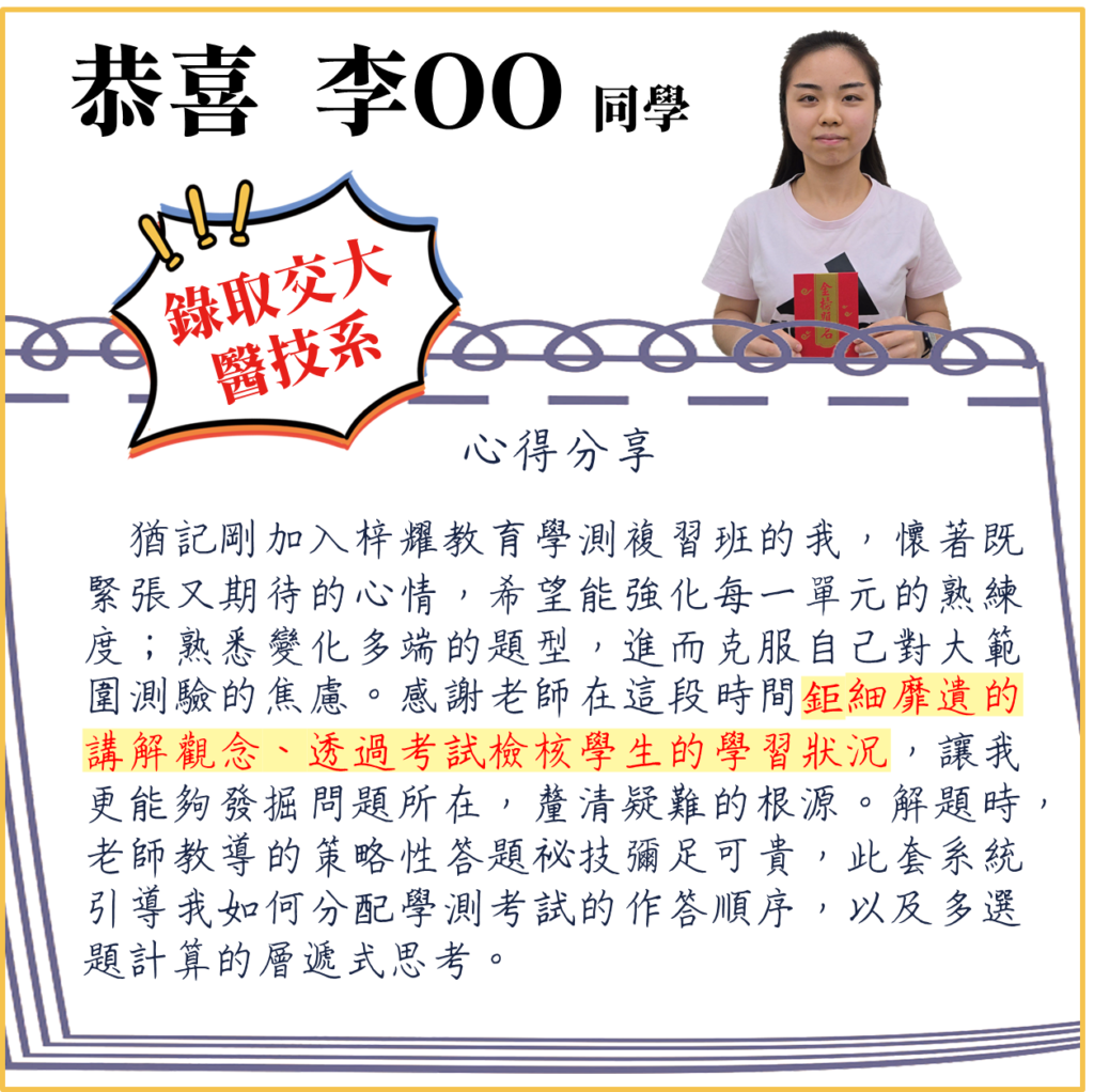 榜單 李同學